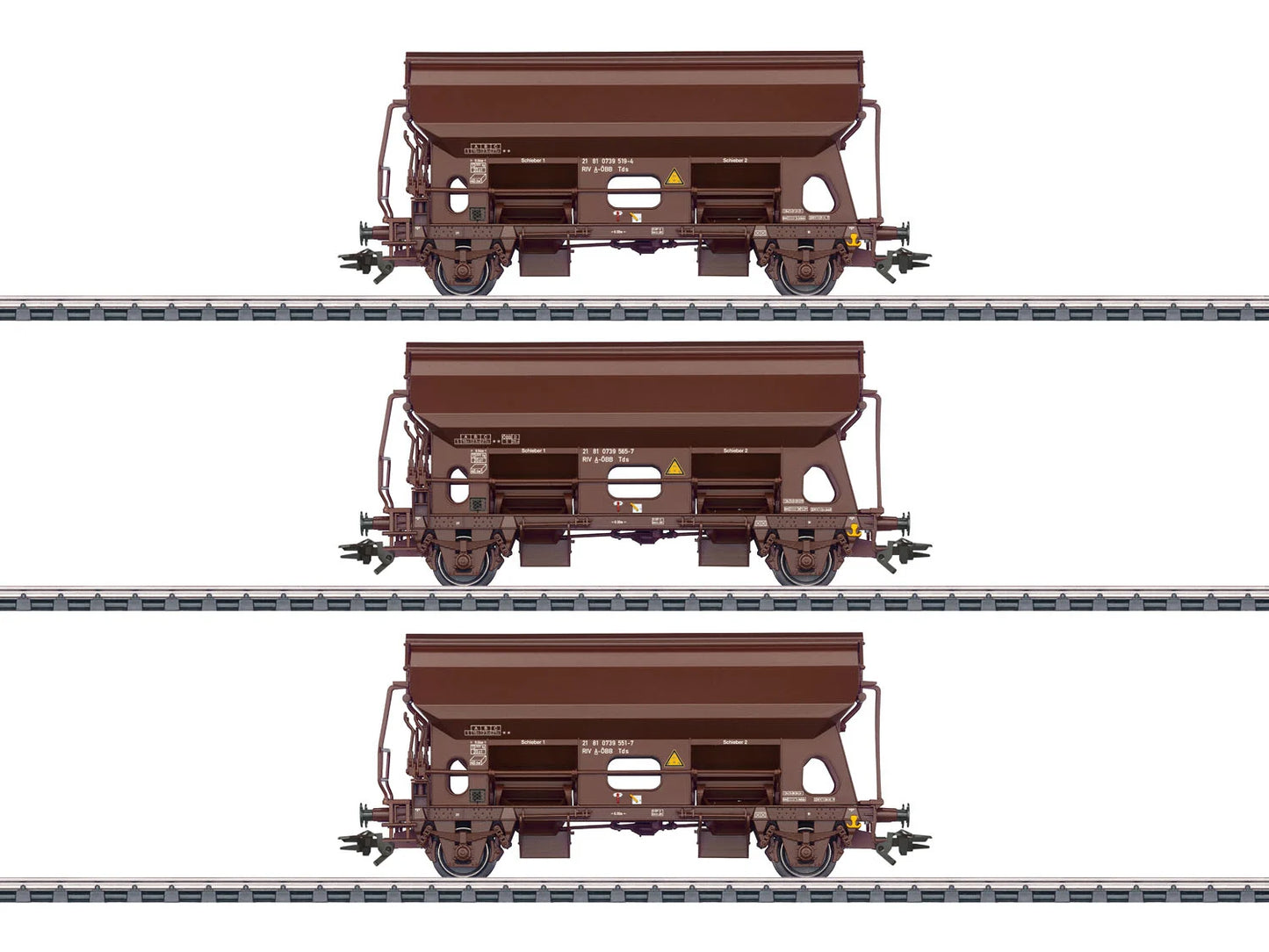 Marklin 46334 OBB Tds Hopper Wagon Set (3) VI HO Gauge