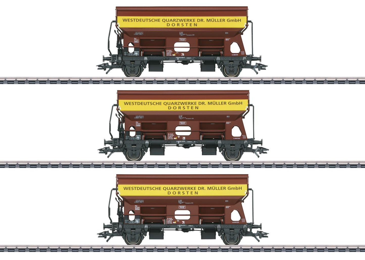 Marklin DB Tdgs930 Dr Muller Hopper Set (3) IV MN46335 HO Gauge