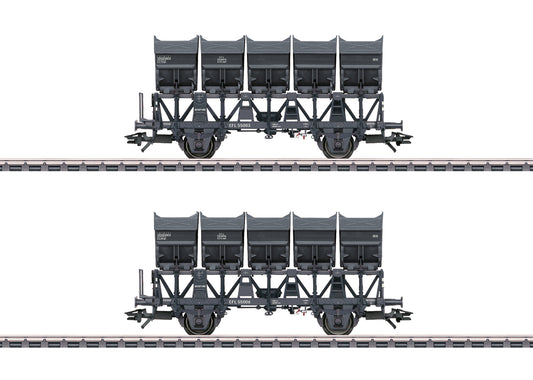 Marklin CFL STCwf Dump Wagon Set (2) III HO Gauge MN46358