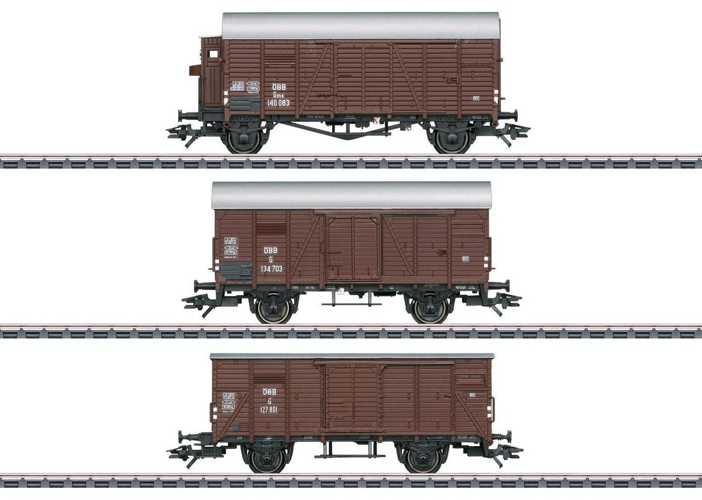 Marklin MN46398  OBB Box Wagon Set (3) III HO