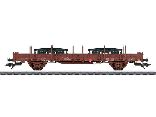Marklin 46409 DBAG Ks446 Stake Wagon w/Y25 Bogie Load V HO Gauge