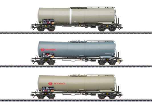 Marklin Ermewa Zans Bogie Tank Wagon Set (3) VI HO Gauge 46545