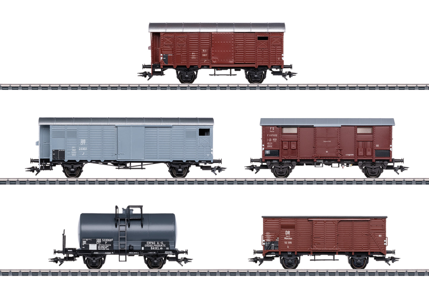 Marklin SBB Wagon Set (5) III MN46575 HO Gauge