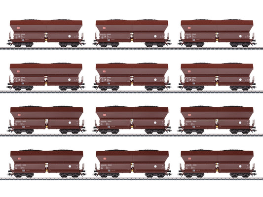 Marklin DBAG Falns182 Side Discharge Hopper Wagon Set (12) VI MN46670 HO Gauge