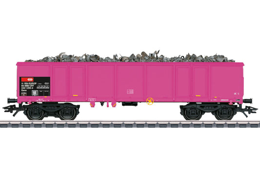 Marklin SBB Eaos Gondola w/Scrap Load IV MN46918 HO Gauge
