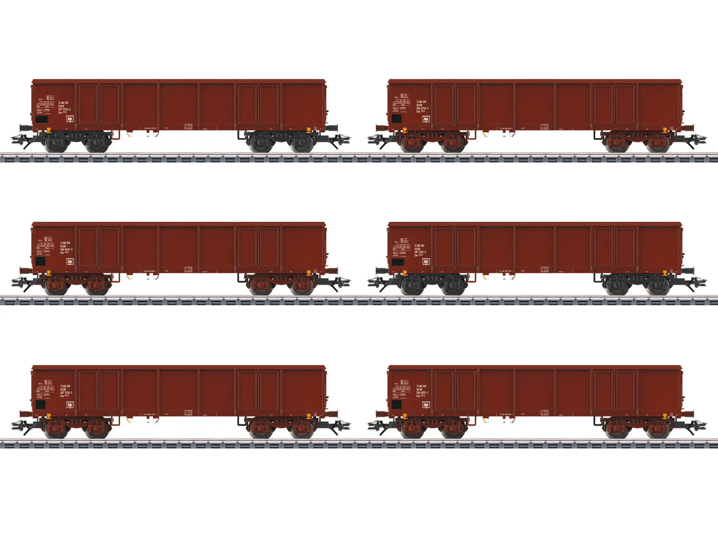 Marklin 46919 DR Eas5949/5971 Gondola Set (6) IV HO Gauge