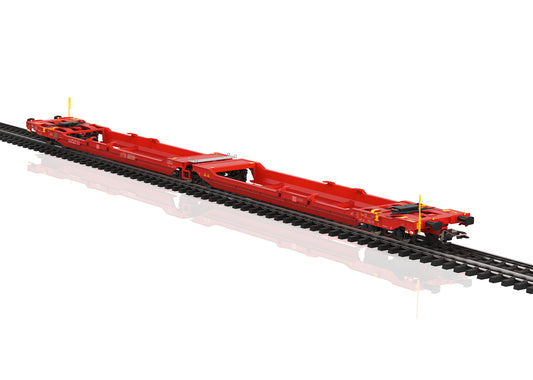 Marklin DBAG Sdggmrss738 (T3000e) Dbl Flat Wagon DB Schenker VI HO Gauge MN47470