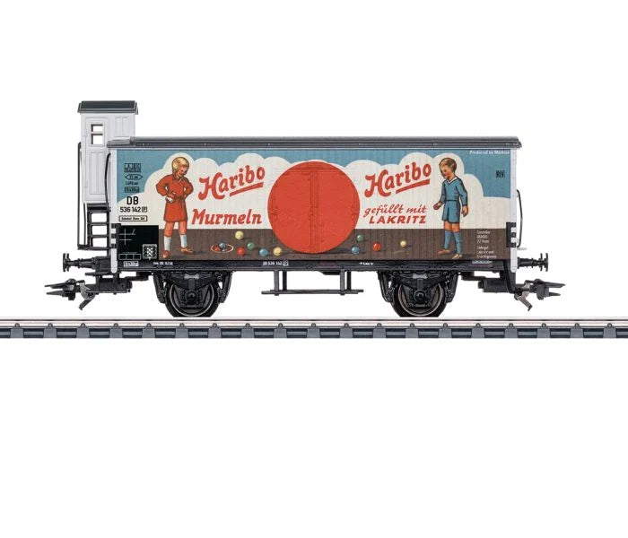 Marklin Haribo Refrigerated Box Wagon w/Brakemans Cab III MN48900 HO Gauge