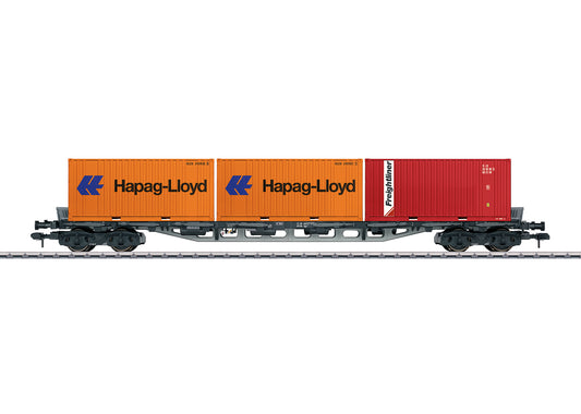 Marklin DB Sgjs716 Bogie Flat Wagon w/Container Load IV G Gauge MN58715