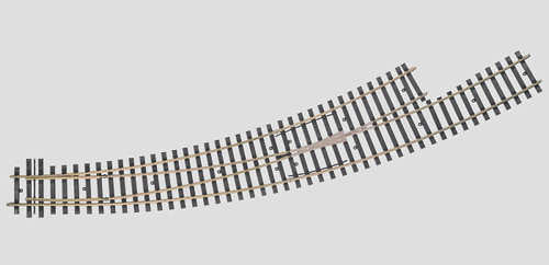 Marklin MN59085 G1 (H1097) Left Hand Curved Turnout 1394mm Radius  Gauge 1