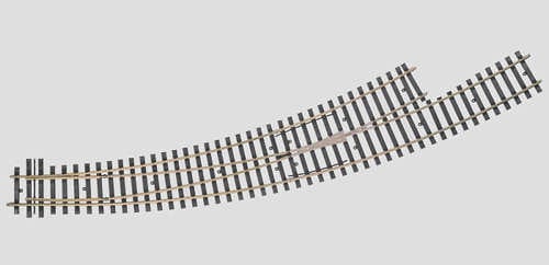Marklin MN59085 G1 (H1097) Left Hand Curved Turnout 1394mm Radius  Gauge 1