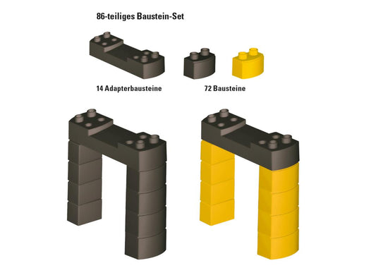 Marklin MyWorld Building Block Set - Elevated Railway Gradients HO Gauge 72221