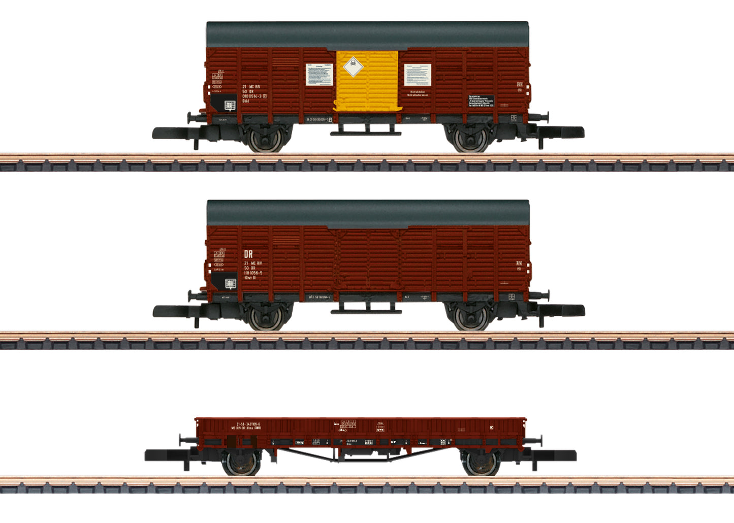 Marklin MN82268 DR Wagon Set (3) IV Z Scale