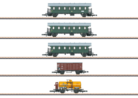 Marklin DR Rugen Sunbathers Rolling Stock Set (5) III Z Gauge MN87503