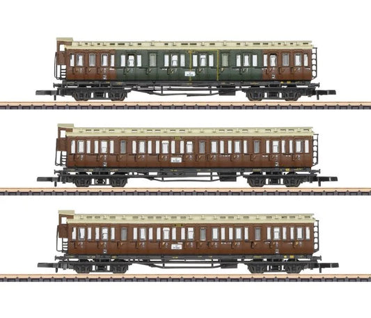 Marklin KPEV Coach Set (3) I MN87568 Z Gauge