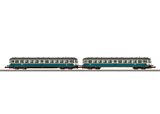 Marklin DB BR515/815 Battery Powered Railcar & Trailer IV Z Gauge 88251