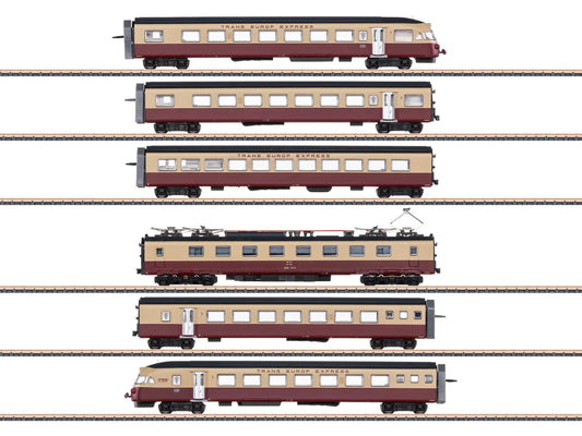 Marklin SBB Rae TEE II 6 Car Express EMU IV MN88730 Z Gauge