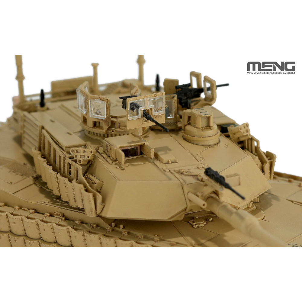 Meng 72-003a US MBT M1A2 SEP Abrams TUSK II Pre-Coloured 1:72 Model Kit