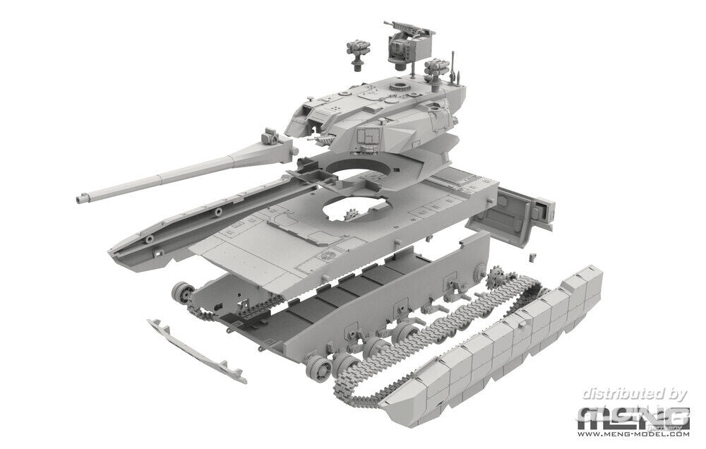 Meng Models Chinese Main Battle ZTZ100 1:72 Tank Model Kit