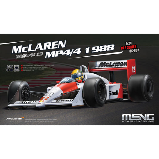Meng CS-007 McLaren MP4/4 1988 1:24 Model Kit
