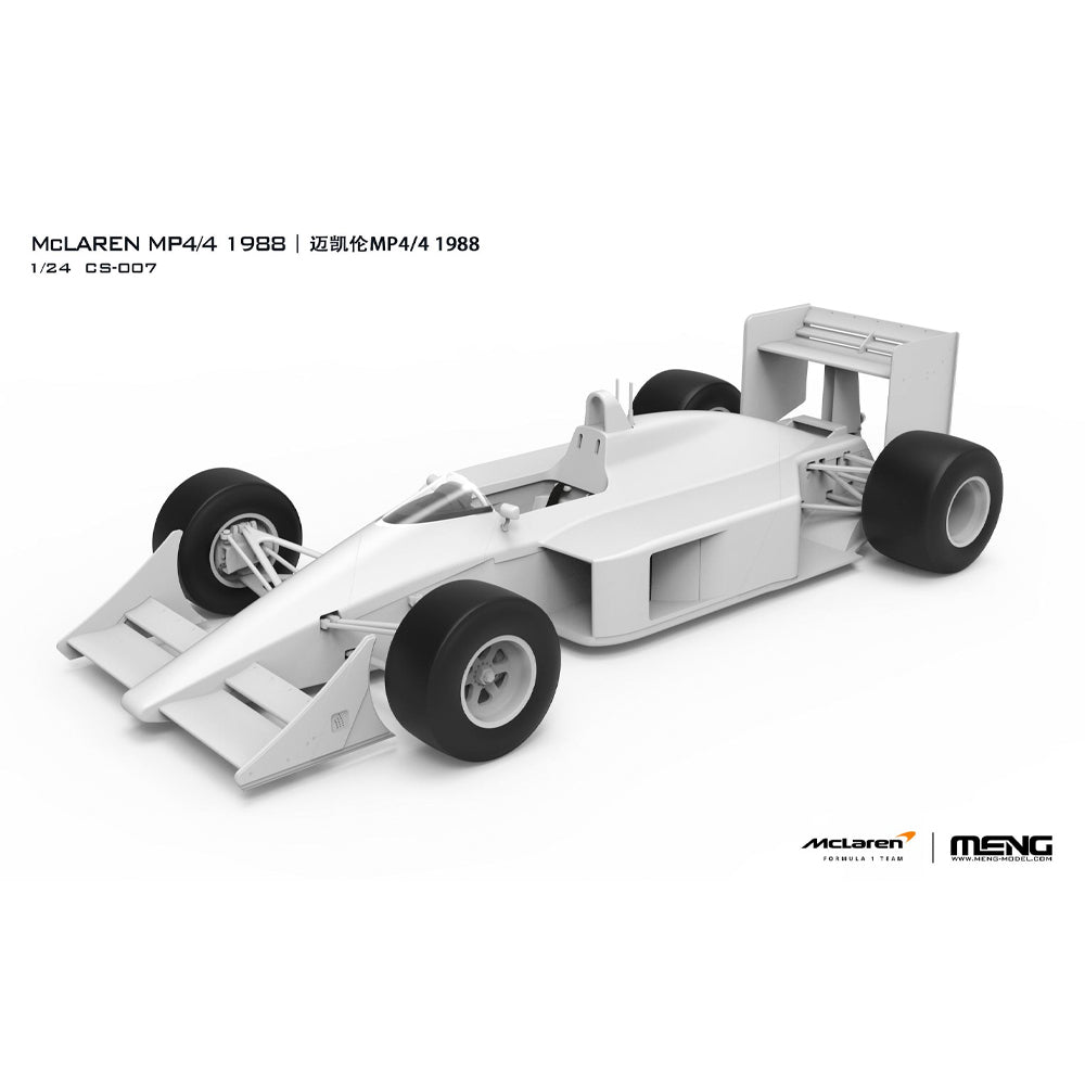 Meng CS-007 McLaren MP4/4 1988 1:24 Model Kit