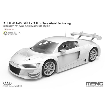 Meng CS-011 Audi R8 LMS GT3 EVO II B-Quik Absolute Racing 1:24 Model Kit