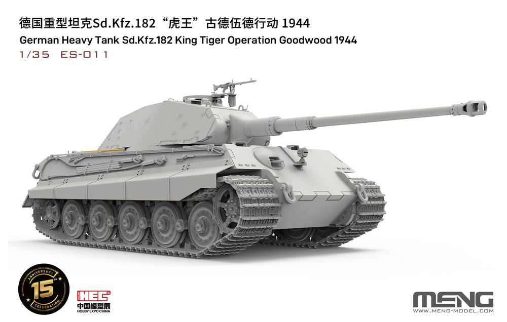 Meng Models German Sd.Kfz.182 King Tiger Op. Goodwood 1944 1:35 Tank Model Kit