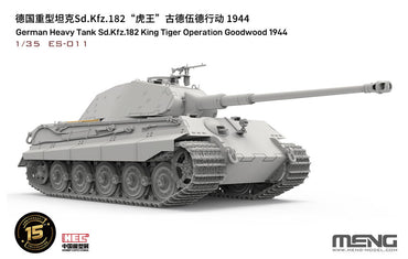 Meng Models German Sd.Kfz.182 King Tiger Op. Goodwood 1944 1:35 Tank Model Kit