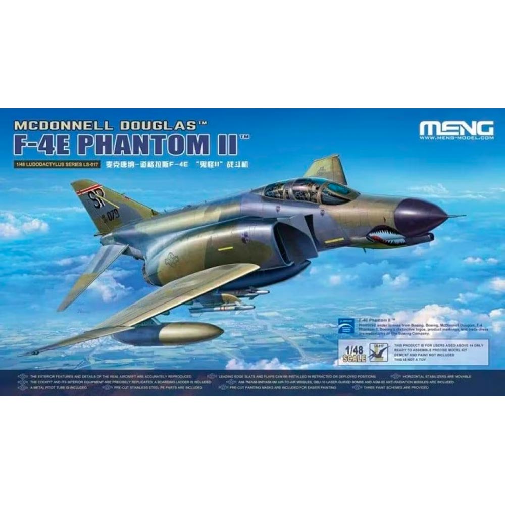 Meng LS-017 F-4E Phantom II 1:48 Aircraft Model Kit
