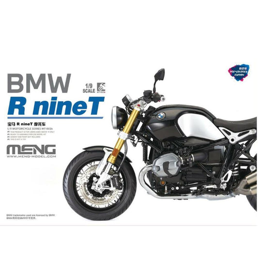 Meng Model MT-003S BMW R Nine T (Pre Coloured) 1:9 Plastic Model Kit