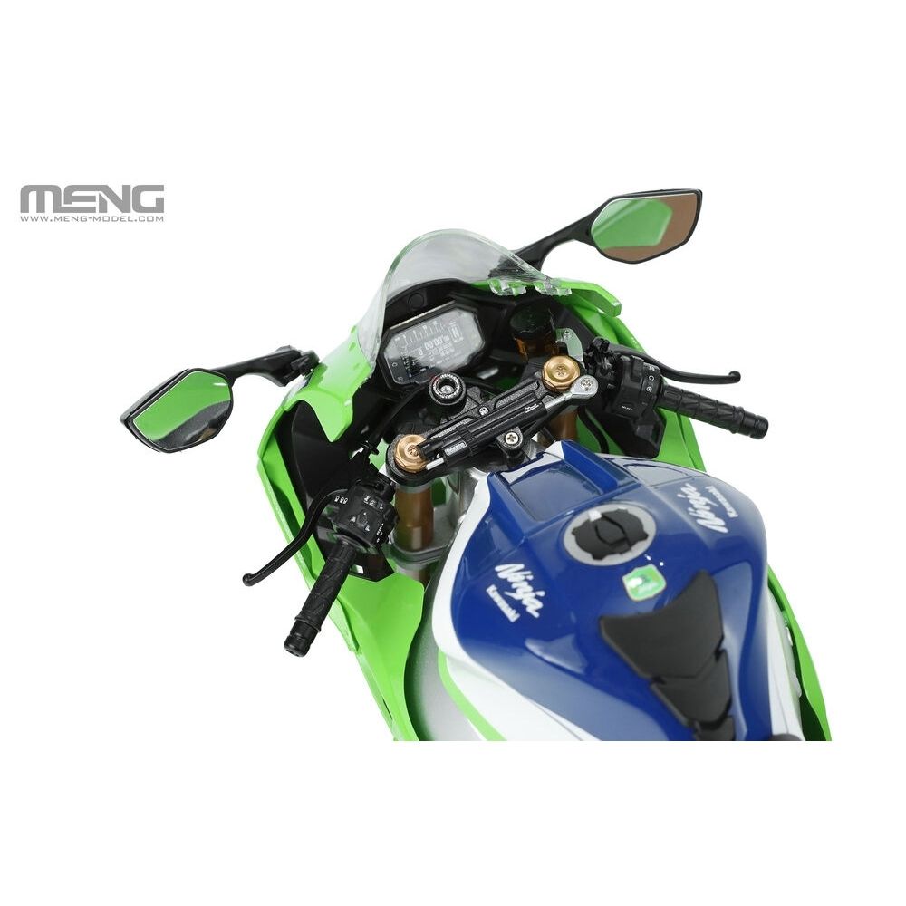 Meng MT-007S Kawasaki ZX-10R (Pre-colored Edition) Motorbike 1:9