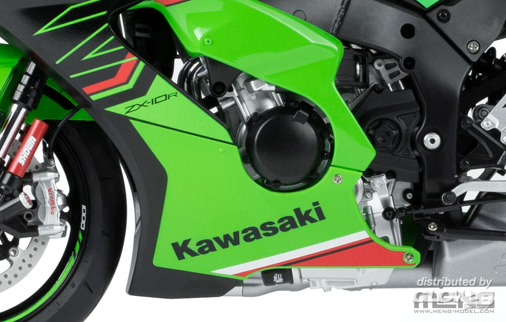 Meng Models MT-007t Kawasaki Ninja ZX-10R KRT Ed. (Pre-Coloured) 1:9 Model Kit