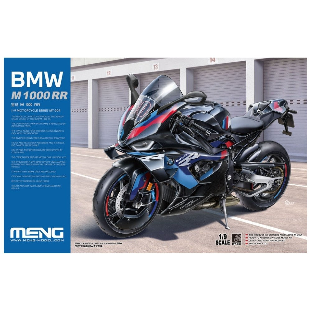 Meng Model MT-009 BMW M 1000 RR Motorbike 1:9 Model Kit – Jadlam
