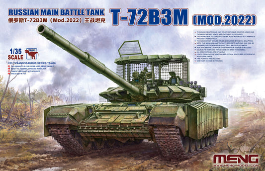 Meng TS-060 Russian Main Battle Tank T-72B3M 1:35 Model Kit