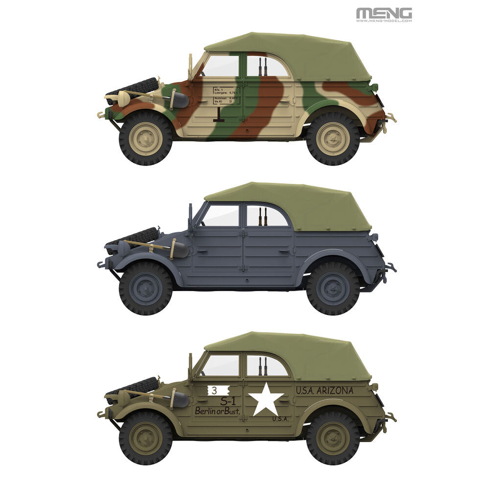 Meng VS-016 German Pkw.K1 Kubelwagen Type 82 (Eastern) 1:35 Model Kit