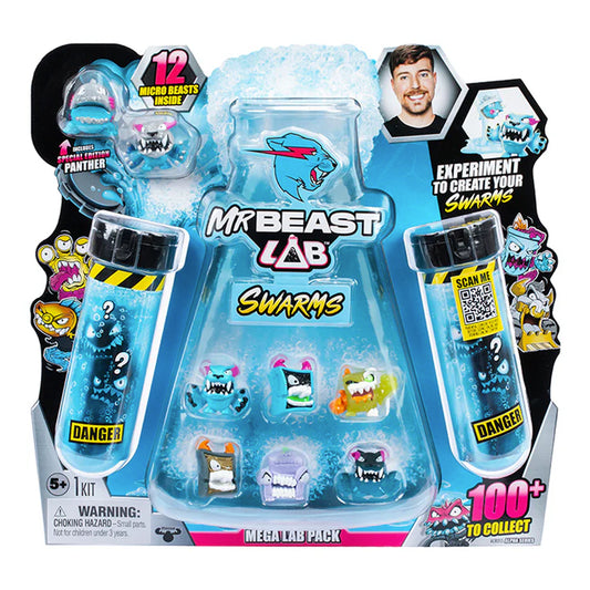 Mr Beast Lab Swarms Mega Lab Pack - 12 Micro Beasts