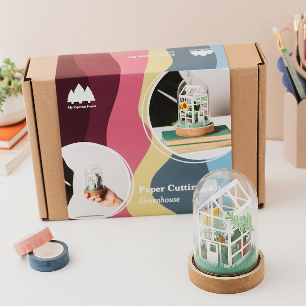 My Papercut Forest Greenhouse Dome Papercutting Kit