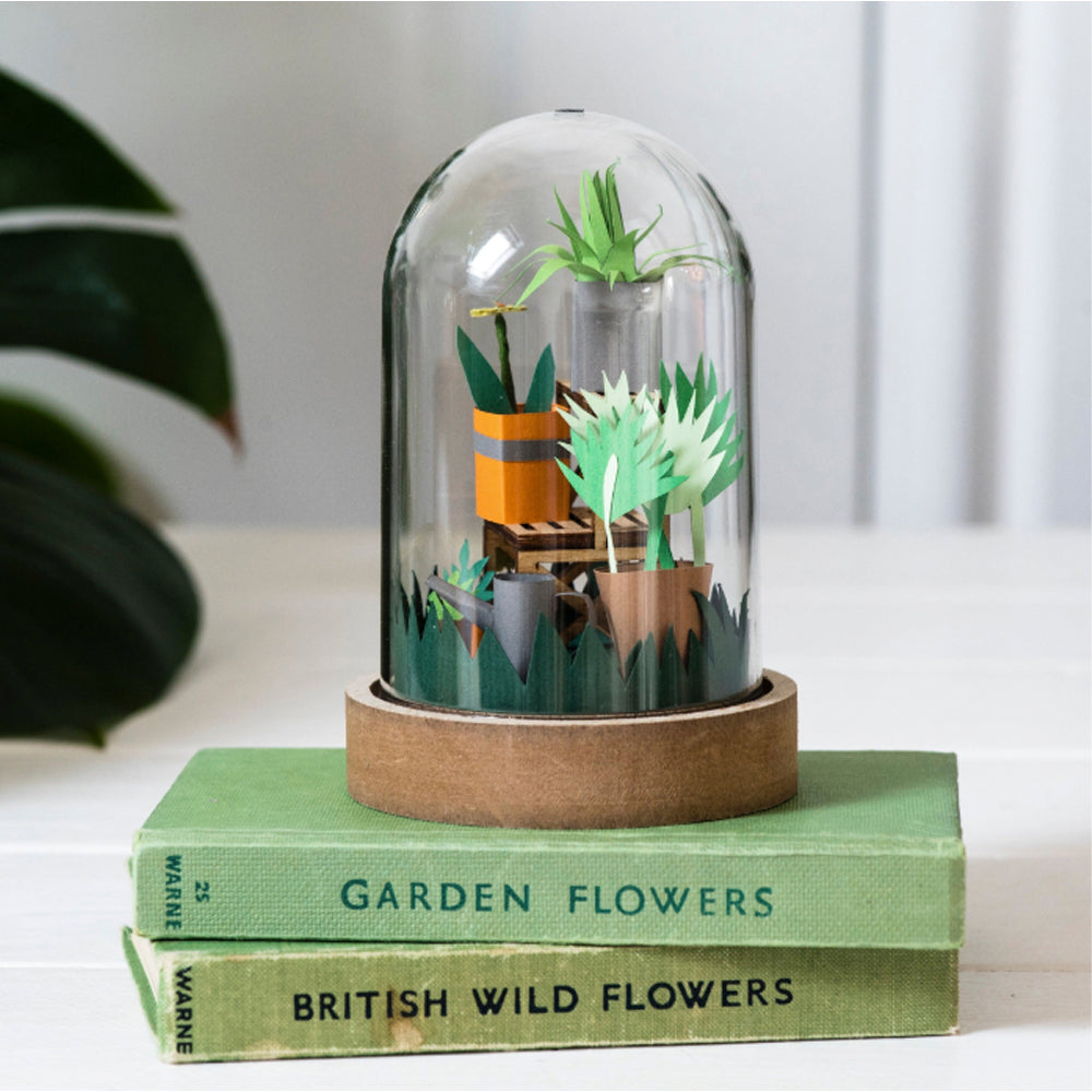 My Papercut Forest Garden Flowers & Plants Dome Papercutting Kit
