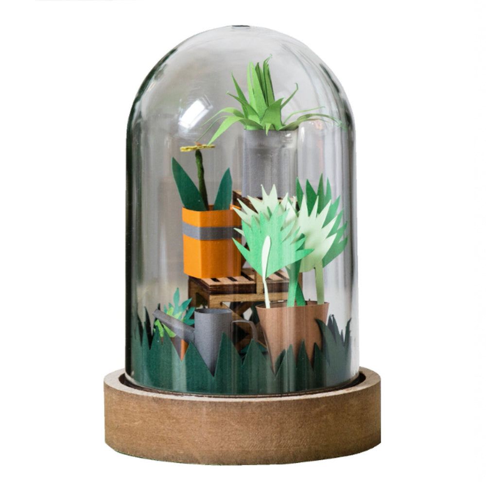 My Papercut Forest Garden Flowers & Plants Dome Papercutting Kit