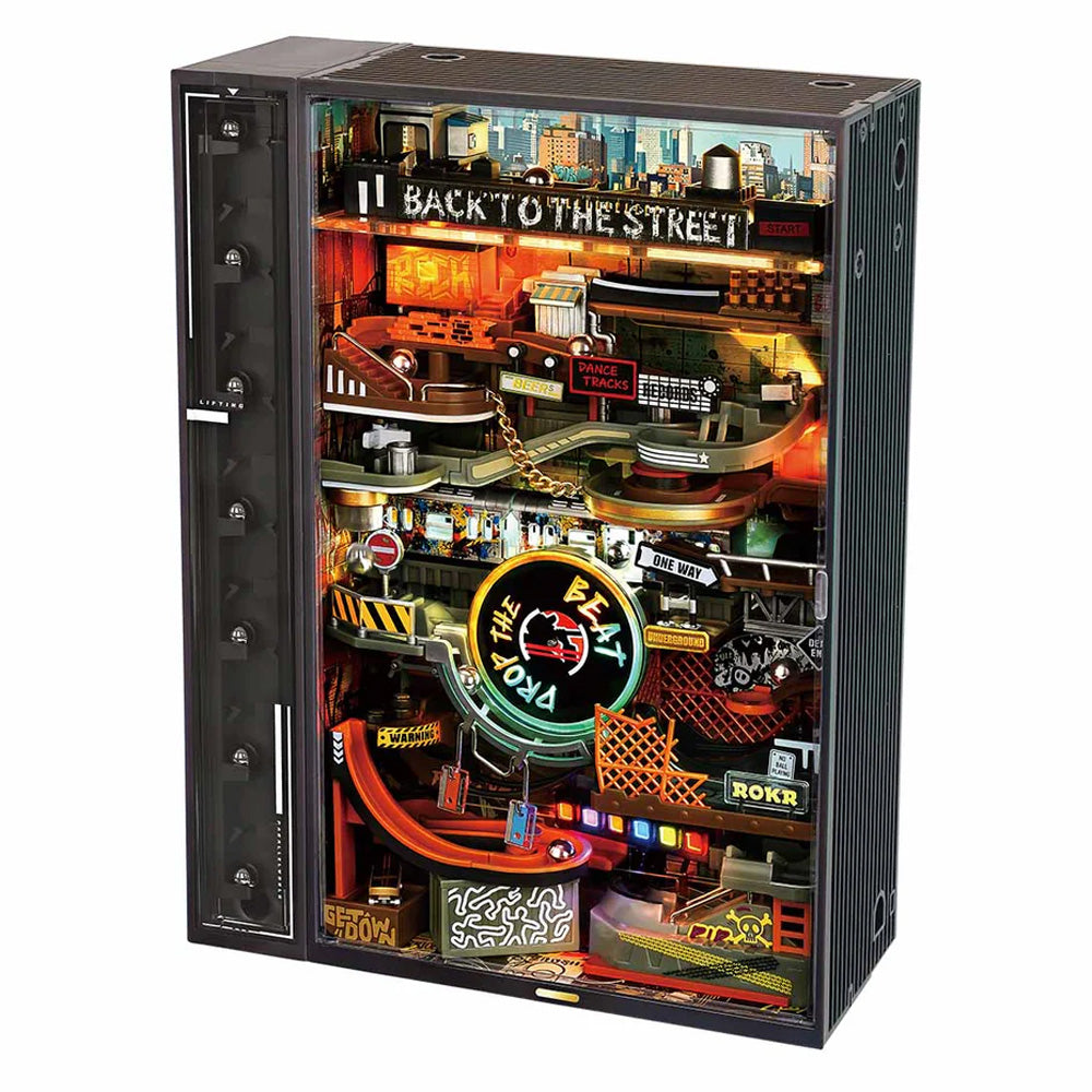 ROKR Hip-Hop Street Marble Run 3D Puzzle Model Kit MR03S