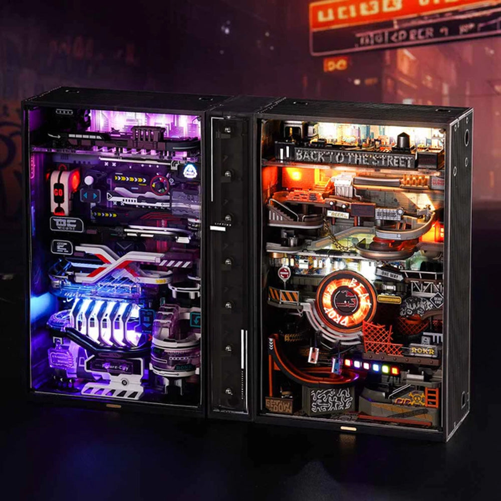 ROKR Hip-Hop Street Marble Run 3D Puzzle Model Kit MR03S