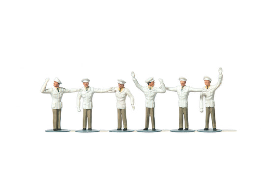 Merten 212252 Traffic Policemen (6) Figure Set HO