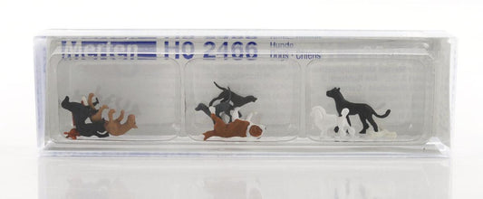 Merten 212466 Cats & Dogs Figure Set HO