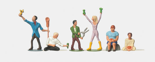 Merten 212510 Gardeners (6) Figure Set HO