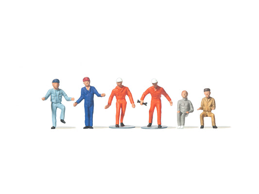 Merten 212522 Truck Drivers & Mates (6) Figure Set HO
