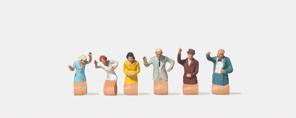 Merten 212525 Waving Passengers (6) Figure Set HO