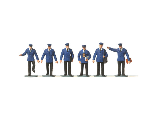 Merten 212529 Railway Personnel (6) Figure Set HO