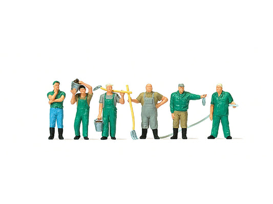 Merten 212559 Zoo Keepers (6) Figure Set HO