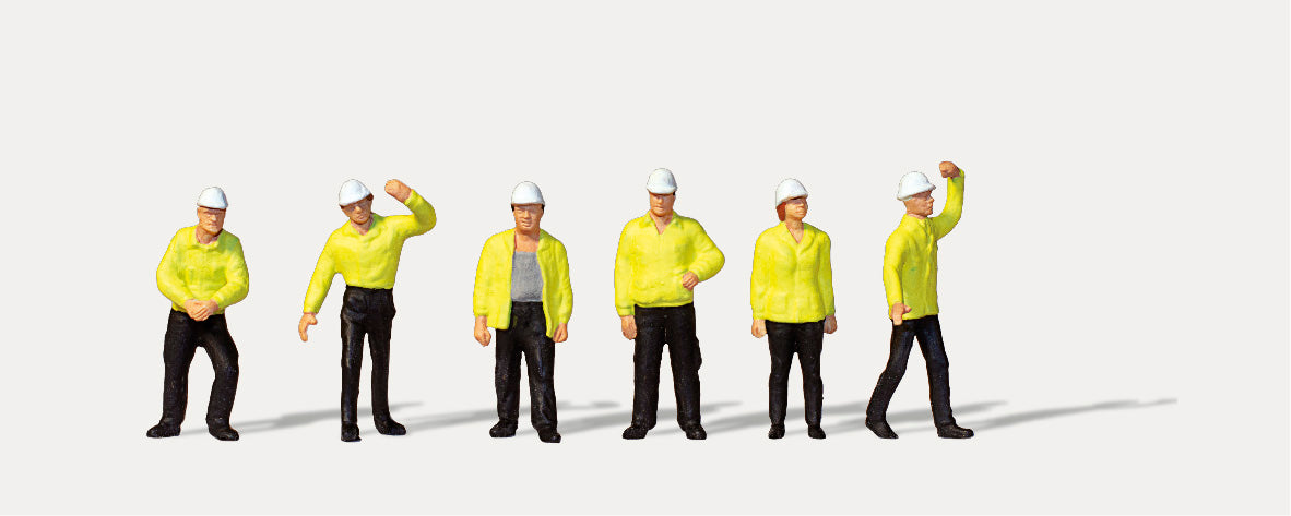 Merten Industrial Workers (6) Figure Set MRT0212588 HO Gauge
