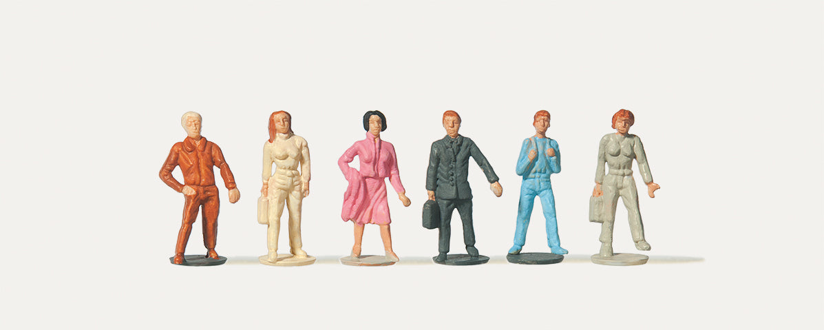 Merten 215001 Travellers (6) Figure Set HO